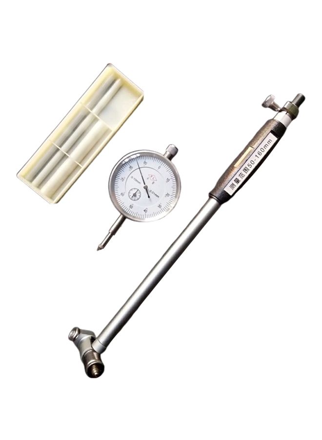NIBEMINENT Dial Bore Gauge Cylinder Engine Measurement Tester Silver 32x5x14.5centimeter  - Image 1