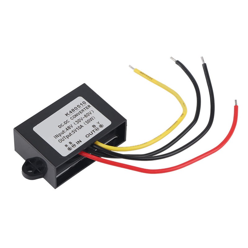 وحدة إمداد طاقة متنقلة بخفض الجهد (Buck Converter) من DC-DC 36 فولت/48 فولت إلى 5 فولت 10 أمبير - Image 3
