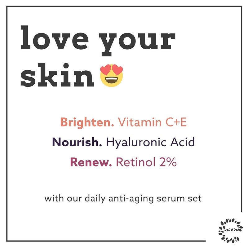 Eve Hansen Vitamin C AntiAging Serum Set 3in1 Serum Cleanser Night Cream for Face - Image 2