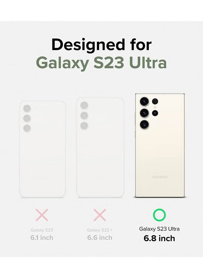 HY - Galaxy S23 Ultra Clear Case (6.8 inch), Anti-scratch Back Cover, Slim and Soft TPU Protector, Full Coverage Drop Protection - Clear - Image 1