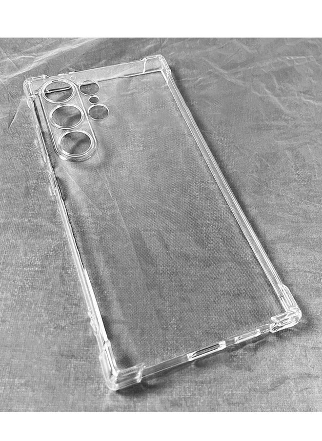 HY - Galaxy S23 Ultra Clear Case (6.8 inch), Anti-scratch Back Cover, Slim and Soft TPU Protector, Full Coverage Drop Protection - Clear - Image 1