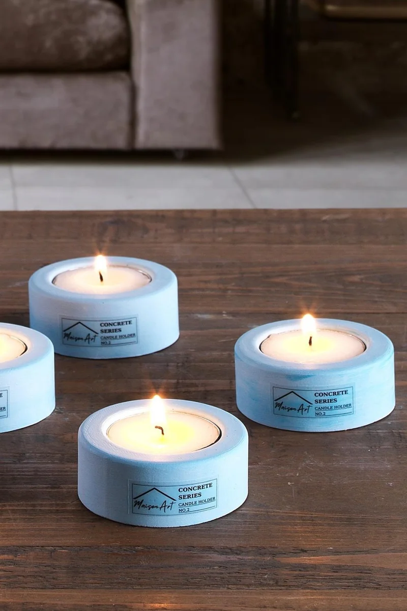 Maison Art Holder Set of 6 Candle Holders Tea Light Candle Holder Set Decorative Candlestick Candle Holder