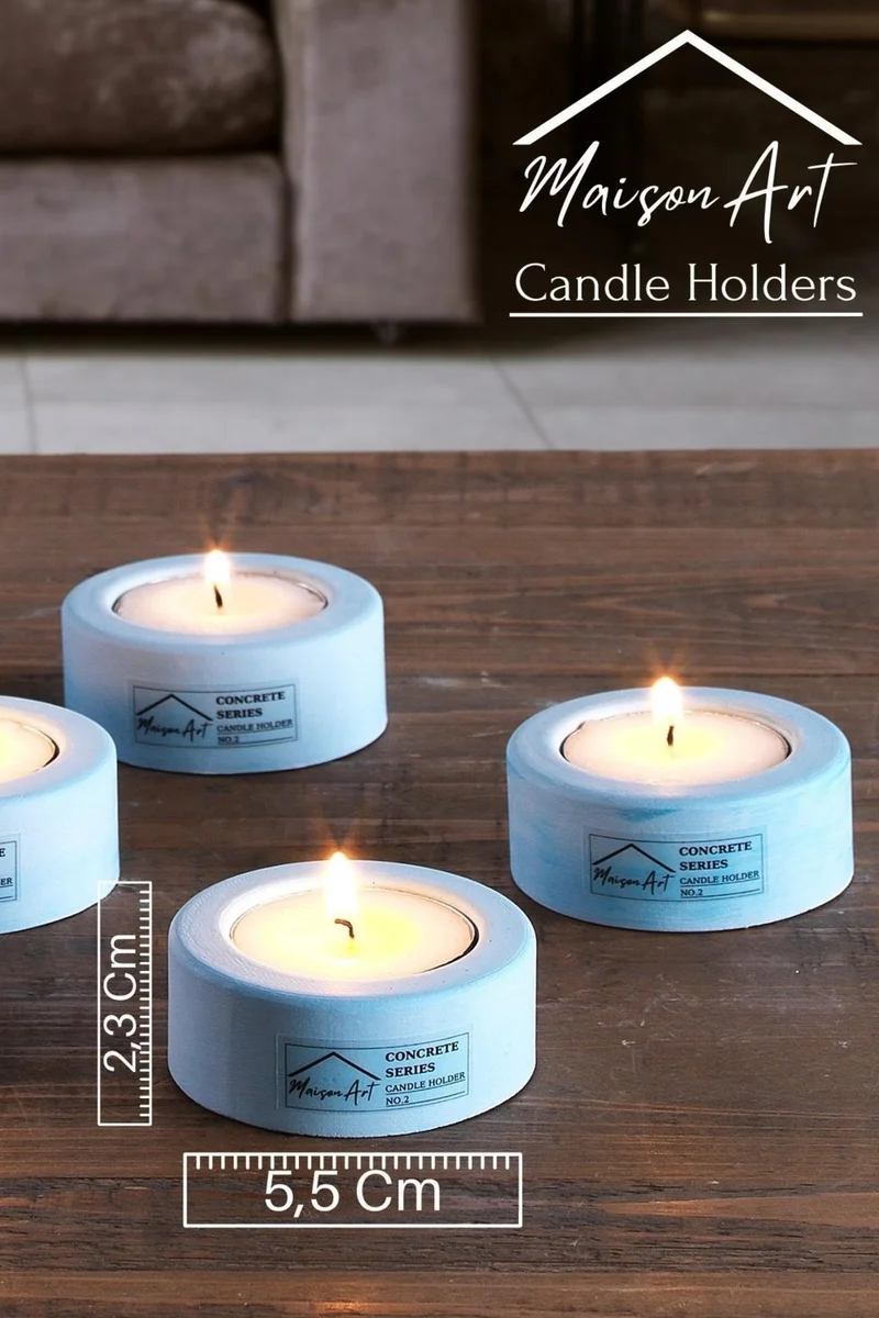 Maison Art Holder Set of 6 Candle Holders Tea Light Candle Holder Set Decorative Candlestick Candle Holder