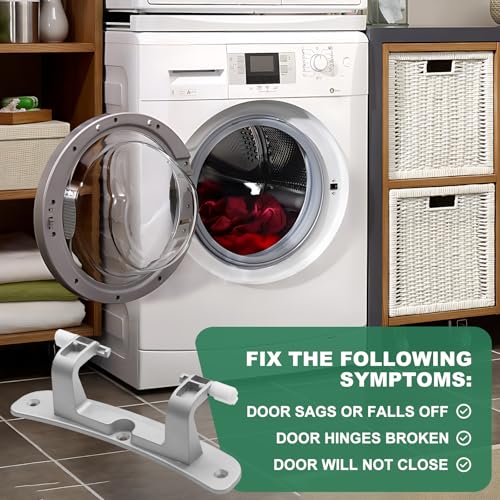 FBULWSEC Upgraded 134550800 Affinity Washer Door Hinge with Bushings & 131763310 Striker Kit - Compatible with Frigidaire, Kenmore, Electrolux, Crosley Washing Machines - Replaces 1191162, AP3886714, PS1152380 - Image 4