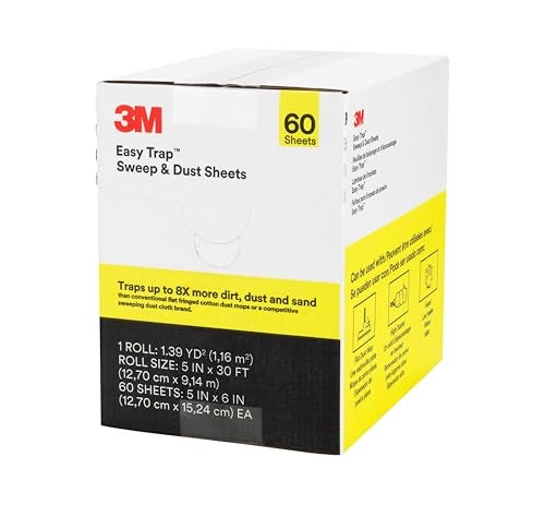 3M Easy Trap Duster - sweep & dust sheets, 5" x 6" sheets, 250 sheets/roll, 2 rolls/case - Image 5