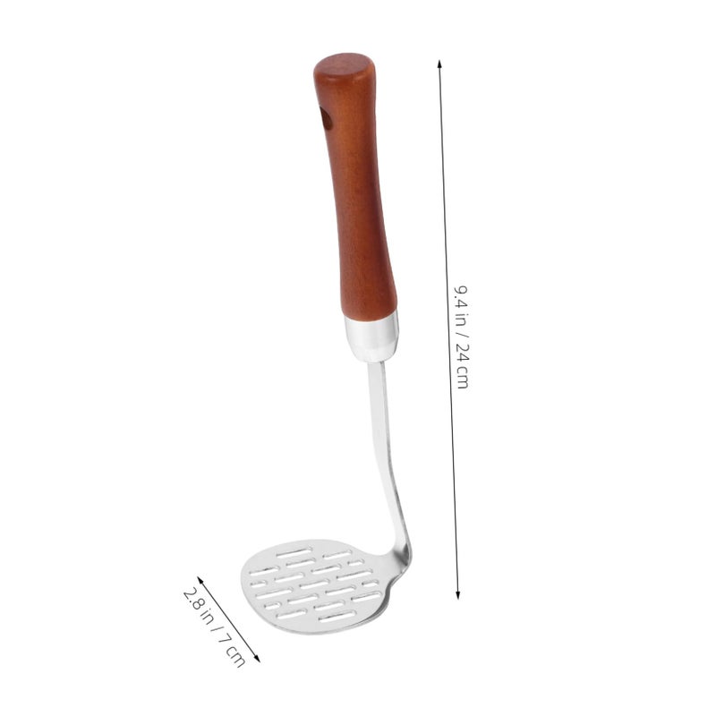 Stainless Steel Meat Masher Kitchen Tool Cake Presser Hand Press Maker 1 Piece - Image 3