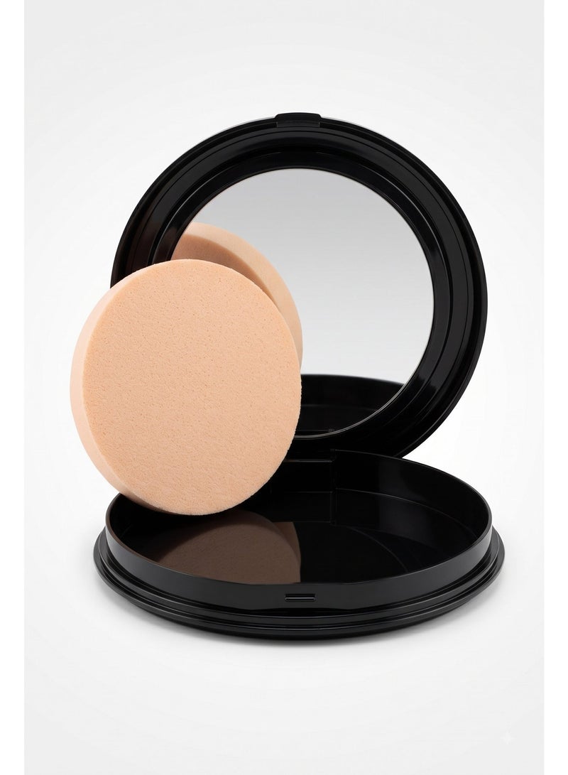 Mn MENOW Menow 4D Compact Powder with Mirror & Sponge, 16g, Shade No. 04 - Image 4