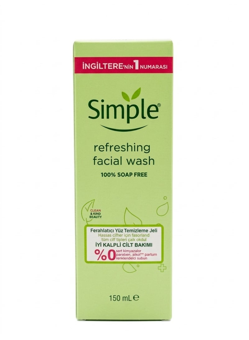 Simple Refreshing Facial Wash 150 Ml