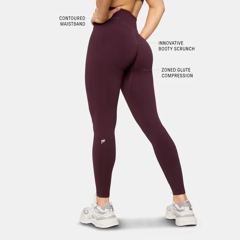 Fabletics Red Women's Seamless Scrunch Leggings for Women | Best Price UAE