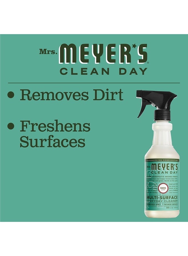 Mrs. Meyer's Clean Day All-Purpose Cleaner Spray, Basil, 16 fl. oz - Image 5