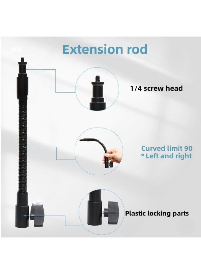 Generic Photography Tripod Central Axle Elevated Pole Frame Lamp Frame Extension Pole Section Telescopic Tube Black Cross Tube For Photography-Body Color:Purple  - Image 3