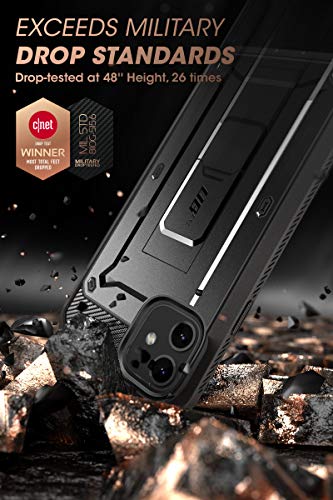 SUPCASE for iPhone 11 Case with Screen Protector Unicorn Beetle Pro Builtin Stand Belt Clip MilitaryGrade Protection Heavy Duty FullBody Protective Phone Case for iPhone 11 61 Black - Image 3