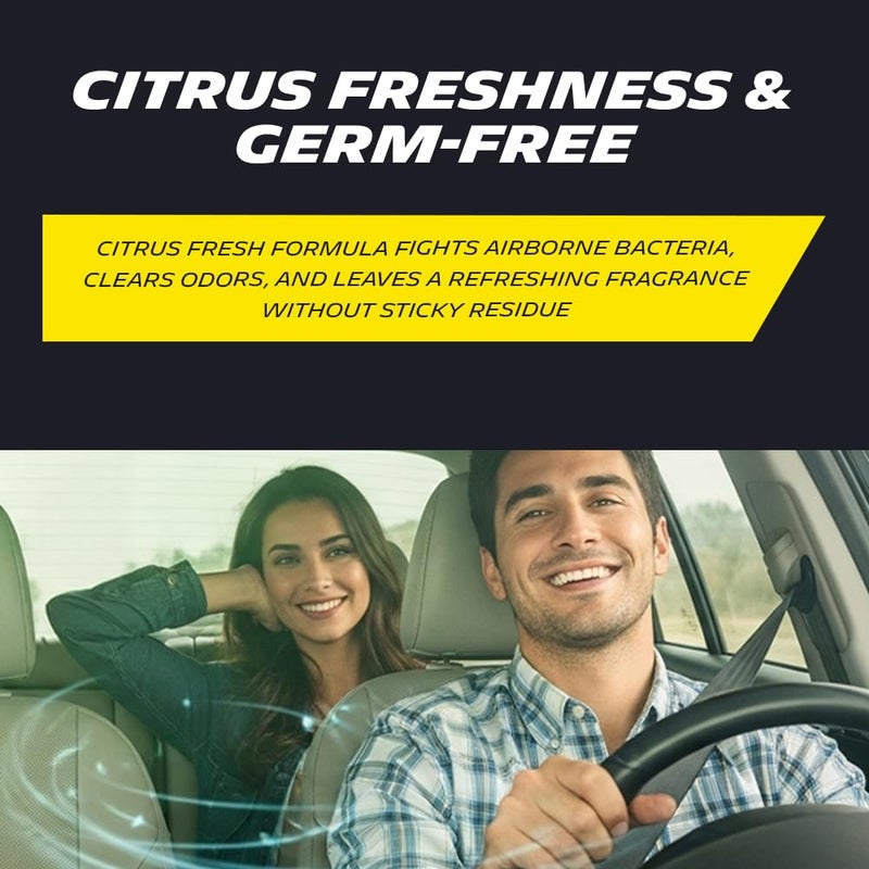 Michelin معطر هواء السيارة للاستخدام مرة واحدة (100 مل) – مزيل الروائح التلقائي وسبراي منعش لفتحات التكييف | يزيل الروائح الكريهة، ويترك عطرًا يدوم طويلاً | ملحقات تنظيف داخلية للسيارة - Image 4