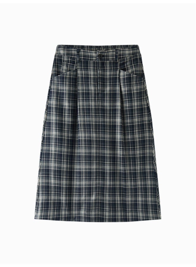 سيمير تنورة كاروهات بقصّة A مع جيوب للنساء - Image 4