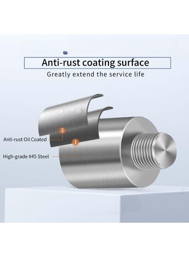 محول عمود رأس مخرطة النجارة، يحول مقاس 1 بوصة × 8TPI إلى 3/4 بوصة × 16TPI - Image 3