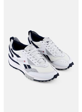 Reebok Kids Boy LX2200 Lace Up Running Shoes, Off White  - Image 1