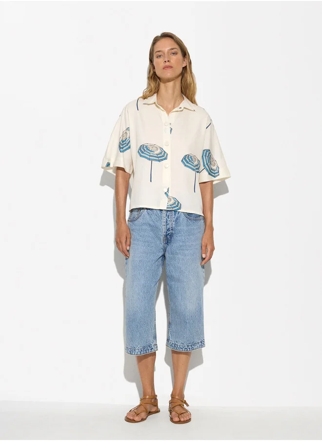 PARFOIS Lyocell Printed Shirt