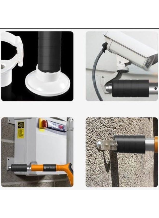 GearZone أداة تثبيت الأظافر على الجدار مع 100 قطعة من الأظافر الدائرية، أداة مسدس الأظافر اليدوية من الصلب، مسدس الأظافر الخرسانية، آلة إطلاق الأظافر المحمولة الصغيرة مع صندوق الأدوات - Image 3