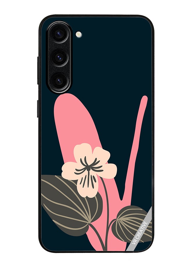 VR CREATIVE Protective Case Cover For Samsung Galaxy S23 FE Alphabet V Design Multicolour - Image 1