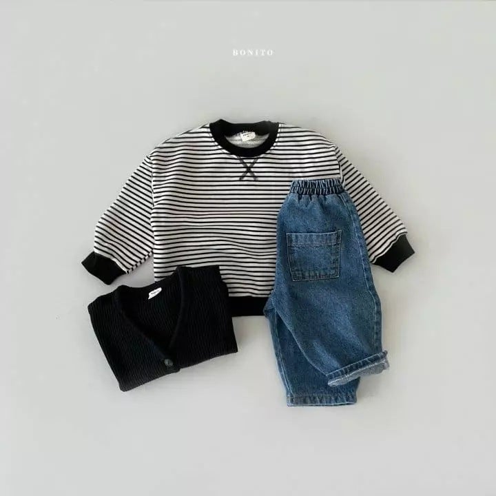 Kids Korean Style Autumn Jacket Black (spot)  - Image 1
