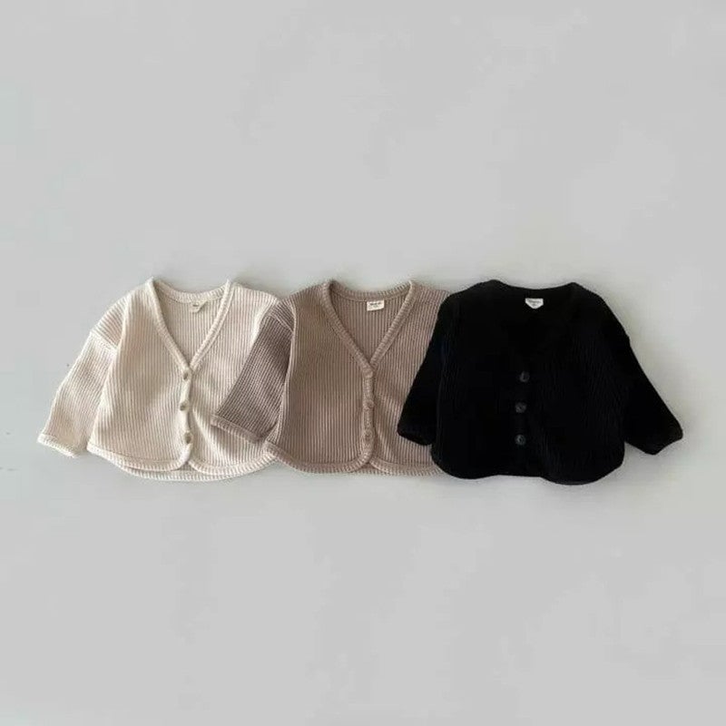 Kids Korean Style Autumn Jacket Black (spot)  - Image 3