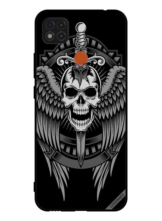 Covernex Protective Case Cover For Xiaomi Redmi 9C Sketch Having Eagle Wings - Image 1