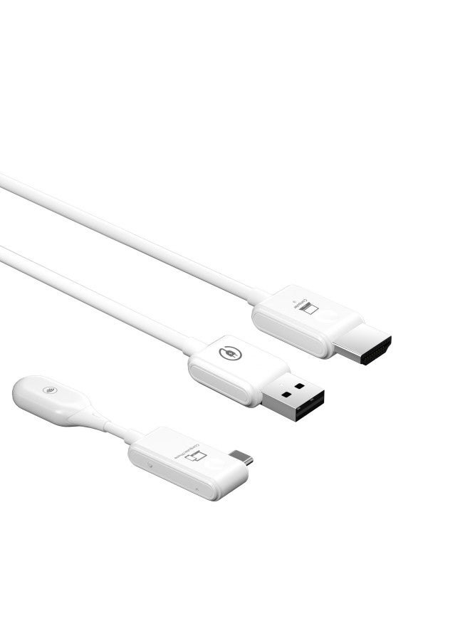 CS7 Point-to-Point HDMI Network Extender Typec Mobile Phone Computer Same Screen Point-to-Point Plug And Play Screen-Color:CS7