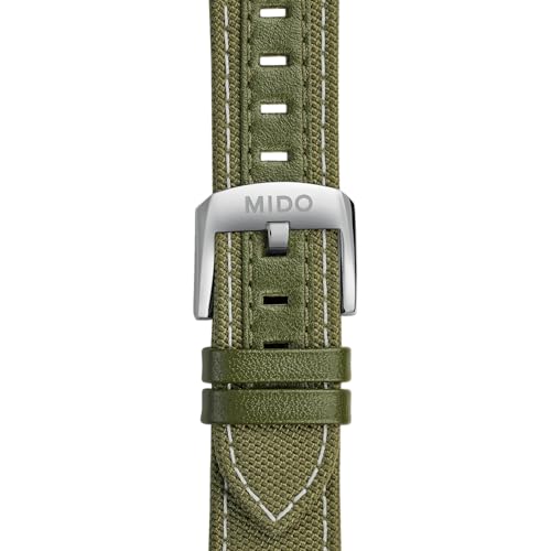 MIDO Ocean Star Tribute - Swiss Automatic Watch for Men - Green Dial - 40.5mm Stainless Steel Case - Green Fabric Strap - M0268301809100 - Image 2