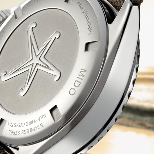 MIDO Ocean Star Tribute - Swiss Automatic Watch for Men - Green Dial - 40.5mm Stainless Steel Case - Green Fabric Strap - M0268301809100 - Image 5