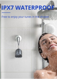 Tronsmart Tronsmart Nimo Portable Bluetooth Speaker, Super-Compact Design, Metal Craft, Mini Speaker with Lanyard, IPX7 Waterproof for Shower, Travel, 12 Hours Battery, Stereo Pairing, Hands-Free Call, Black  - Image 3