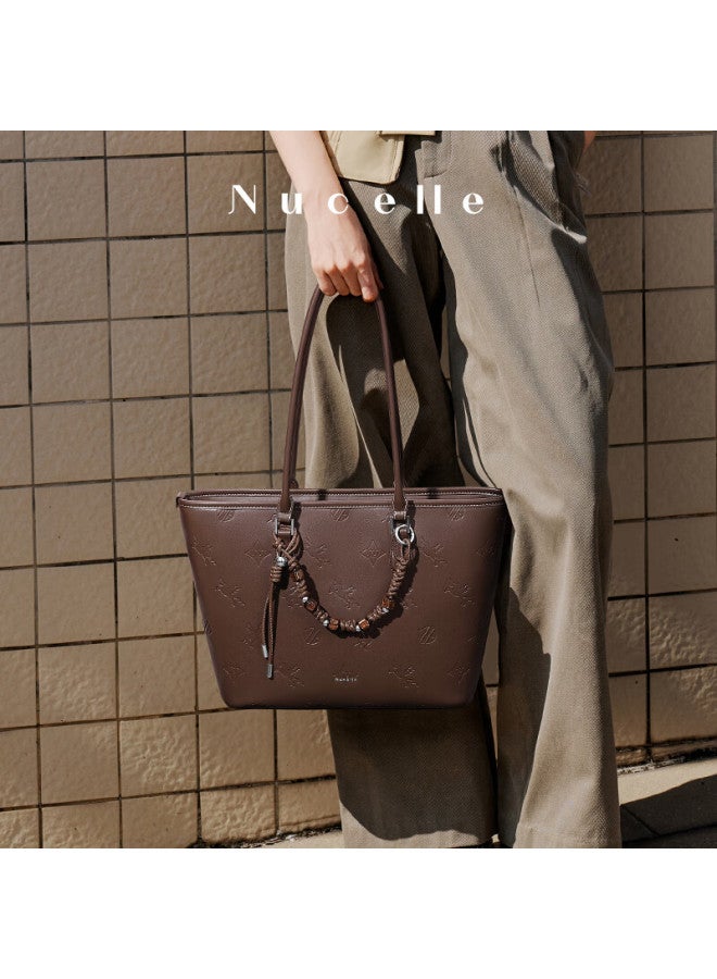 Nucelle Embossed Pegasus Tote Bag For Women Luxury Large Capacity Shoulder Bag Commuter Handbag Birthday Gift For Girls - Image 1