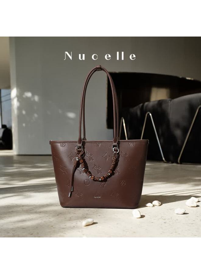 Nucelle Embossed Pegasus Tote Bag For Women Luxury Large Capacity Shoulder Bag Commuter Handbag Birthday Gift For Girls - Image 4