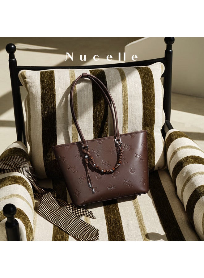 Nucelle Embossed Pegasus Tote Bag For Women Luxury Large Capacity Shoulder Bag Commuter Handbag Birthday Gift For Girls - Image 3