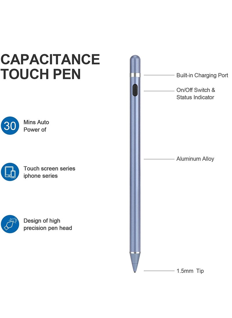 ELTRAZONE Active Stylus Pens for Touch Screens, Active Pencil Smart Digital Pens Fine Point Stylist Pen Compatible with iPhone iPad,Samsung/Android Smart Phone&Tablet Writing Drawing  - Image 4