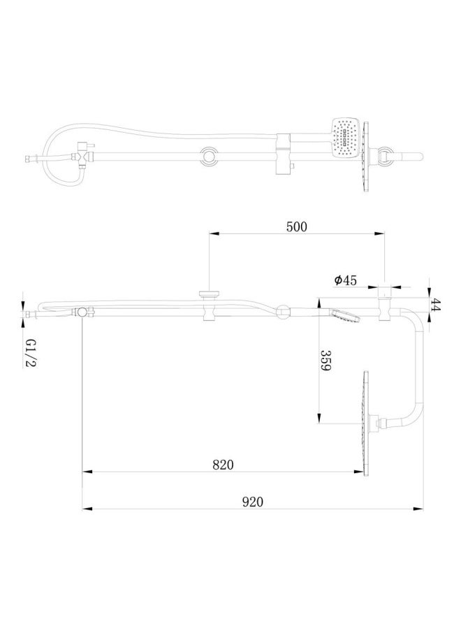 DANUBE HOME Milano Manila 3-in-1 Faucet Collection (Basin + Bath+ Shower Column) - Image 4