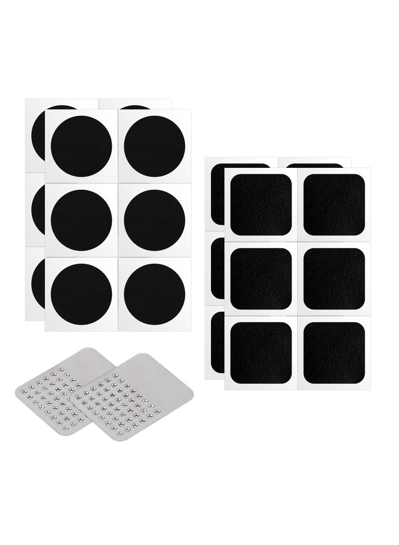 Zikra Puncture Bike Tire Repair Kit, 24pcs Tire Patches and 2pcs Metal Rasps, Bicycle Tire Repair Kit, Practical Bike Tire Patch Kit Road Bike Tire Patch Tool Easy & Quick Repair for Bicycles(26pcs ) - Image 1
