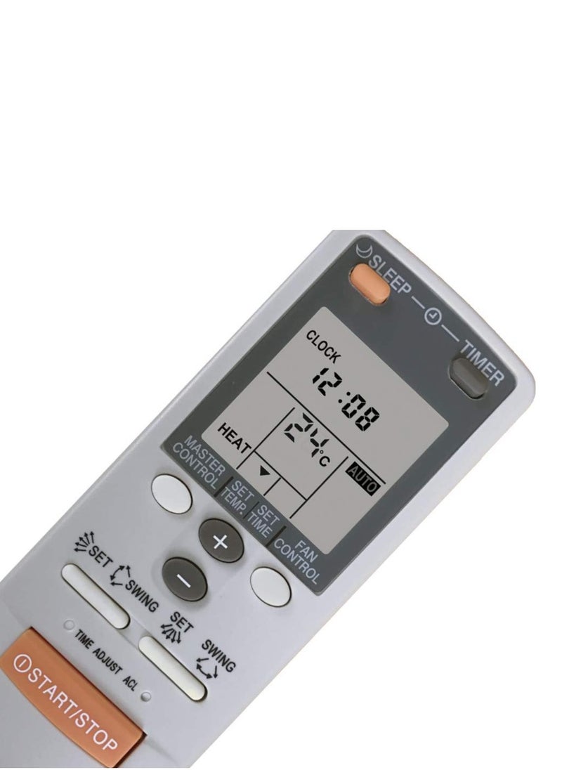 Replacement Remote Control for Fujitsu Air Conditioner AR-JW1, AR-JW11, AR-JW13, AR-JW17, AR-JW19, AR-JW2, AR-JW27, AR-JW28, AR-JW30, AR-JW31