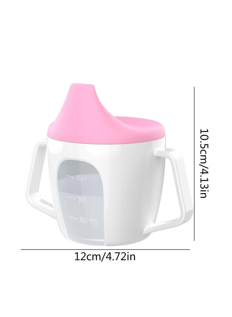Gonice Baby Sippy Cup, Toddler Leak Spout Non Spill Sippy Cup with Handle, Portable Water Bottle for Kids - Image 2