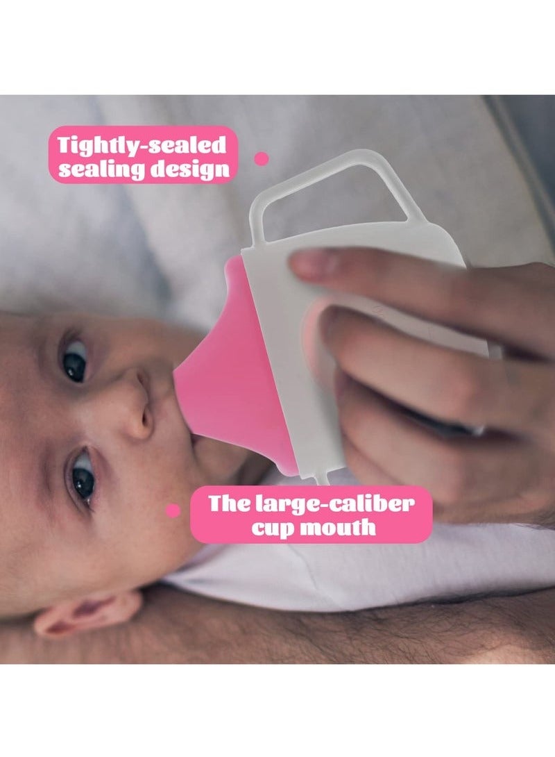 Gonice Baby Sippy Cup, Toddler Leak Spout Non Spill Sippy Cup with Handle, Portable Water Bottle for Kids - Image 5