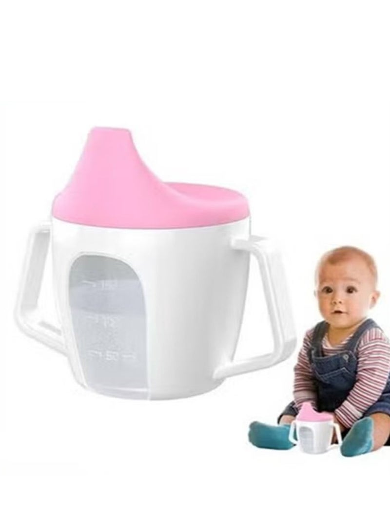 Gonice Baby Sippy Cup, Toddler Leak Spout Non Spill Sippy Cup with Handle, Portable Water Bottle for Kids - Image 1
