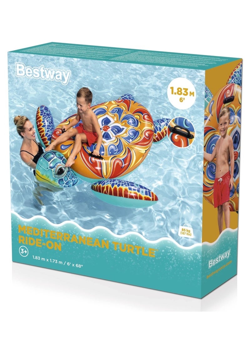 Bestway - Mediterranean Turtle Floating Toy 186x168x42 cm - 41523 - Image 1