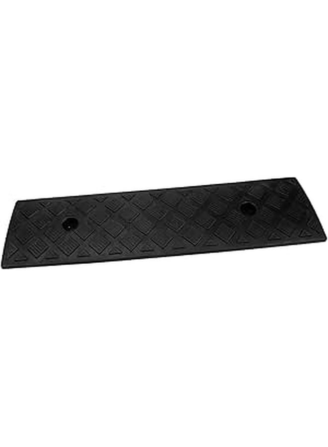 Car Door Step Mat Removable Wheelchair Ramp Driveway Curb Ramps For Low Cars Stair Carpet Heavy Duty Black - Image 1