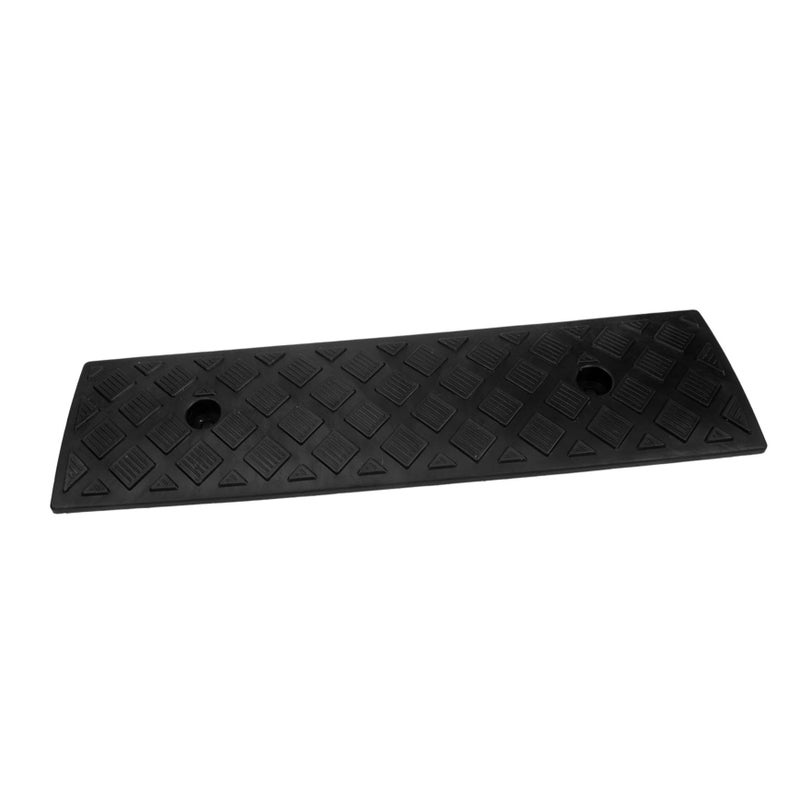 Car Door Step Mat Removable Wheelchair Ramp Driveway Curb Ramps For Low Cars Stair Carpet Heavy Duty Black - Image 2