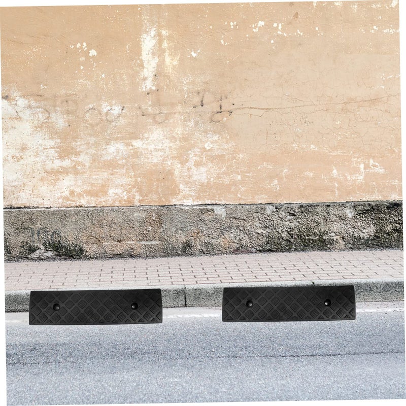 Car Door Step Mat Removable Wheelchair Ramp Driveway Curb Ramps For Low Cars Stair Carpet Heavy Duty Black - Image 5
