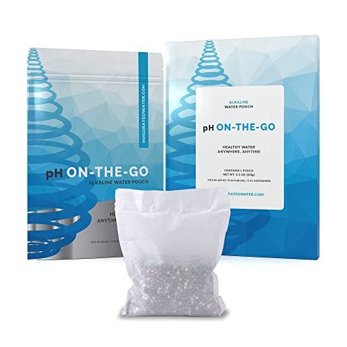 Invigorated Water Portable Alkaline Water Filter  Long Lasting MultiStage Water Filter  Removes Chlorine Heavy Metals and Fluoride  Difference You Can Taste  Better Detox and Weight Management