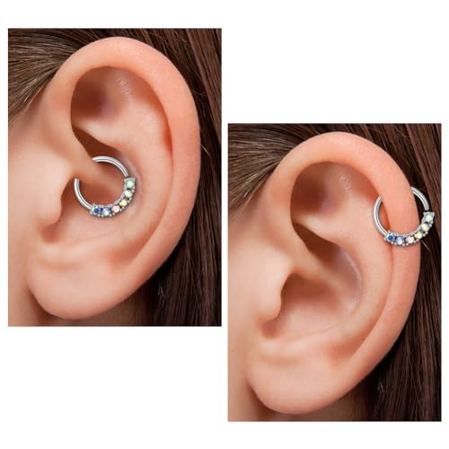 Mayhoop 20g Nose Rings Hoops And Studs For Women Men - Hypoallergenic 316L Surgical Stainless Steel L Shape Nose Screw Bone Silver Rose Gold Black Rainbow Pack 28Pcs - Image 4