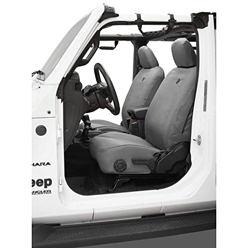Bestop 2929309 Charcoal Seat Cover, Front- Jeep Wrangler 2018-2024 JL 2-Door - Image 2