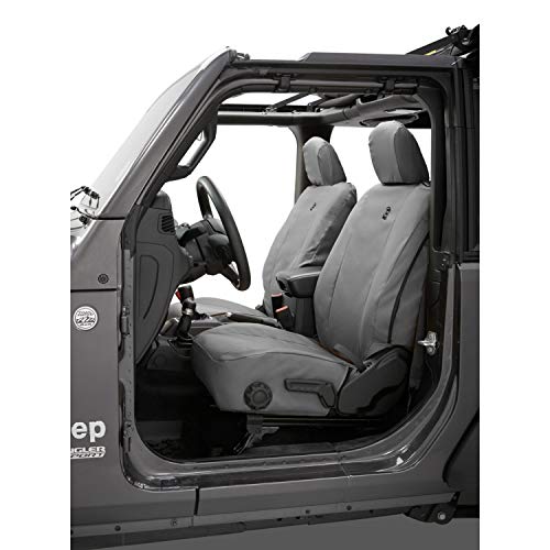 Bestop 2929309 Charcoal Seat Cover, Front- Jeep Wrangler 2018-2024 JL 2-Door - Image 1