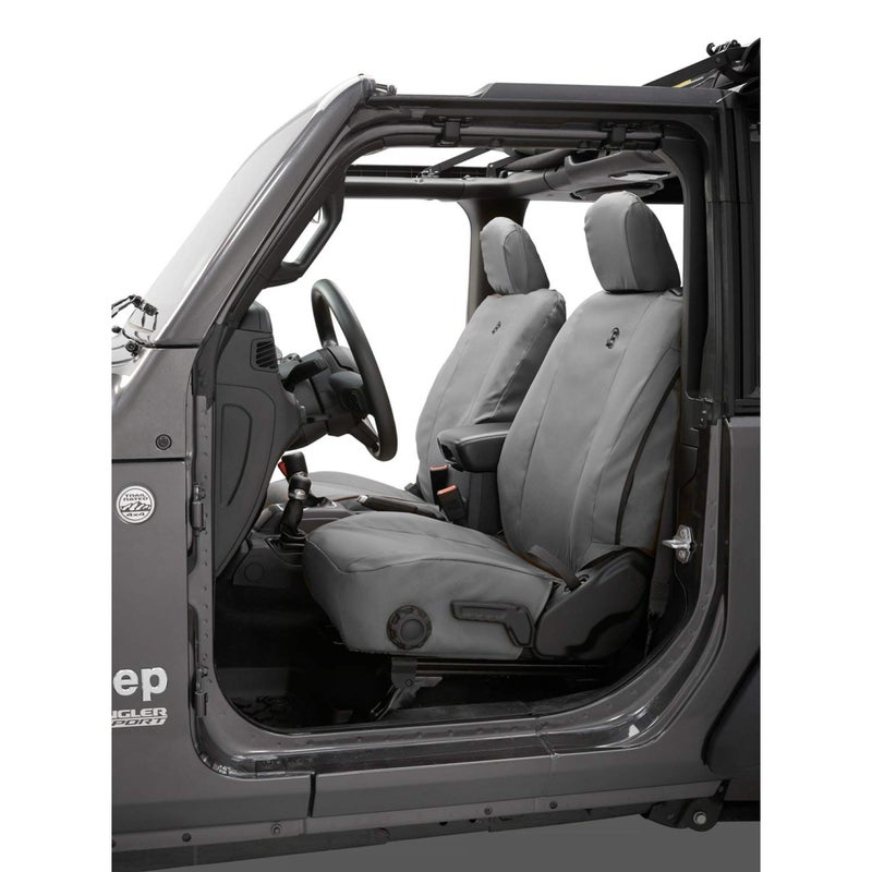 Bestop 2929309 Charcoal Seat Cover, Front- Jeep Wrangler 2018-2024 JL 2-Door - Image 4