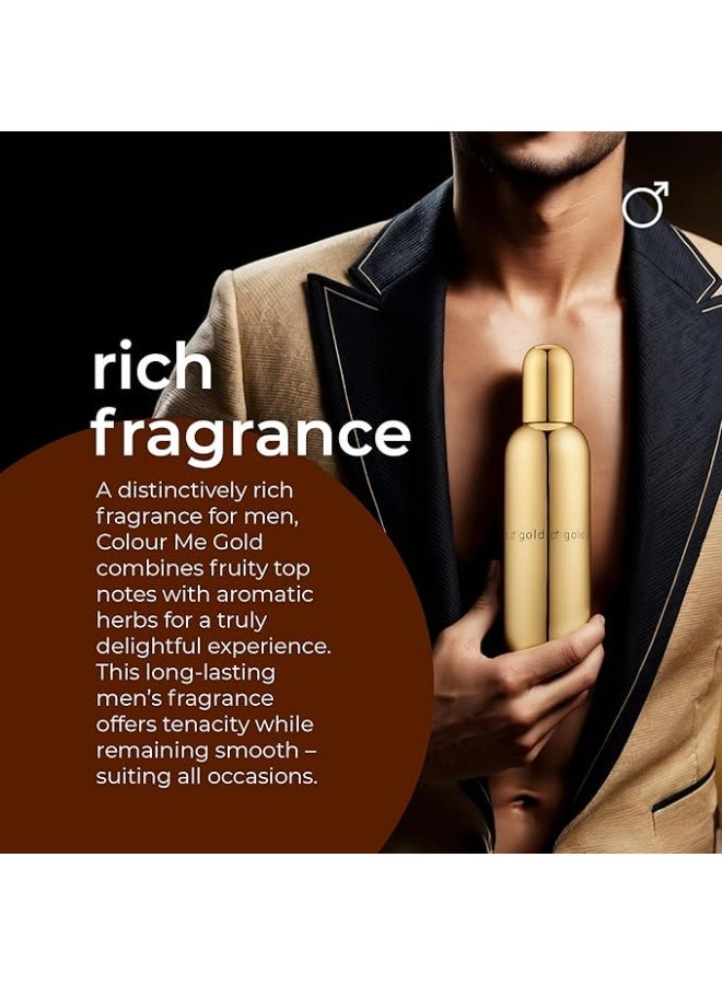 كولور مي عطر جولد للرجال - أو دو بارفان، 100 مل - Image 3